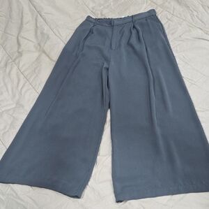 Wide Leg Gray Women's Pants
